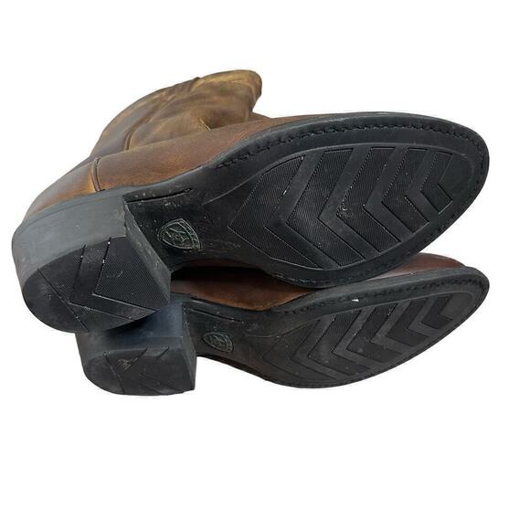 Ariat 4LR Men's Western Cowboy Boots Brown Size 9EE Extra Wide - Picture 5 of 8